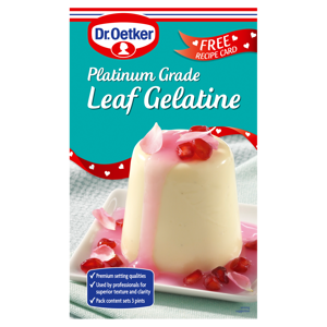 Dr. Oetker 8' Platinum Grade Leaf Gelatine 13g