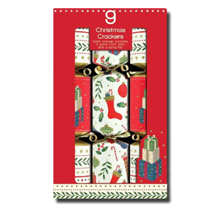 Giftmaker 9 Christmas Crackers Mini Contemporary