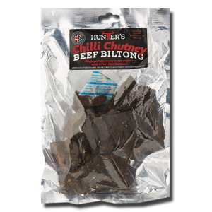 Hunter's Beef Biltong Chilli Chutney Sliced 50g