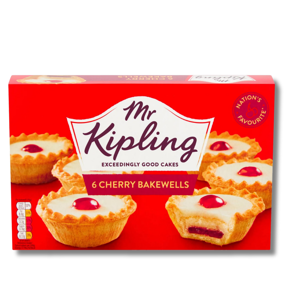 Mr. Kipling Cherry Bakewells 6's 276g Mr. Kipling Cherry Bakewells 6's 276g
