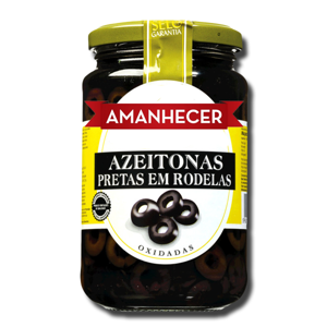 Amanhecer Azeitona Preta às rodelas 345g