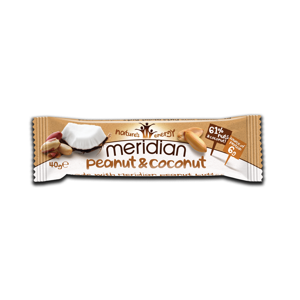 Meridian Gluten Free Peanut & Coconut (6g) Protein Bar 40g Meridian Gluten Free Peanut & Coconut (6g) Protein Bar 40g