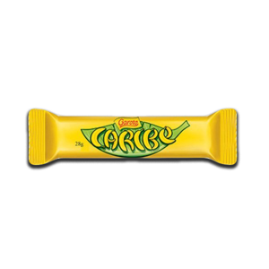 Garoto Caribe Chocolate Recheado com banana 28g Garoto Caribe Chocolate Recheado com banana 28g