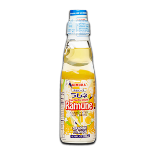 Ramune Japanese Soft Drink Orange 200ml