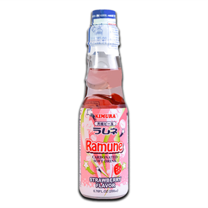 Ramune Japanese Soft Drink Strawberry 200ml Ramune Japanese Soft Drink Strawberry 200ml
