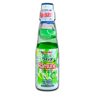 Genki Ramune Carbonated Drink Melon 200ml