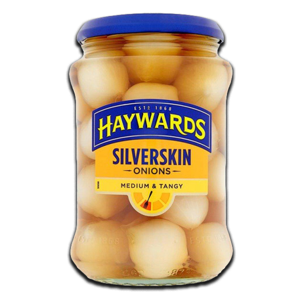 Haywards Medium & Tangy Silverskin Onions 400g Haywards Medium & Tangy Silverskin Onions 400g