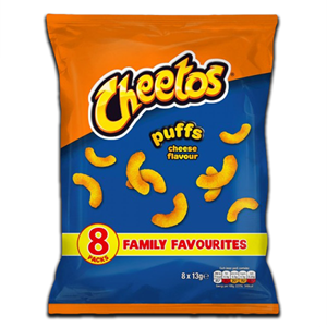 Cheetos Cheese Flavour Puffs 8x13g