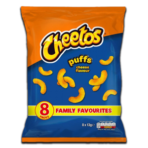 Cheetos Cheese Flavour Puffs 8x13g Cheetos Cheese Flavour Puffs 8x13g