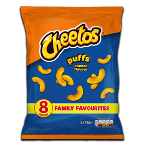 Cheetos Cheese Flavour Puffs 8x13g