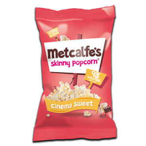 Metcalfe's Skinny Popcorn Sweet 70g Metcalfe's Skinny Popcorn Sweet 70g