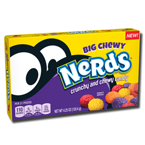 Wonka Nerds Big Chewy Crunchy and Chewy 120.4g
