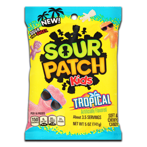 Sour Patch Kids Tropical 141g Sour Patch Kids Tropical 141g