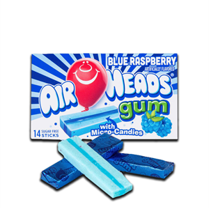 Airheads Blue Raspberry Gum 14 Sticks
