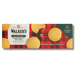 Walkers Gluten Free Shortbread Rounds 140g