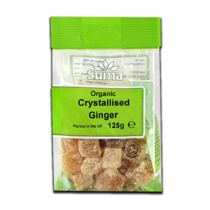 Suma Ginger Crystallised 125g Suma Ginger Crystallised 125g
