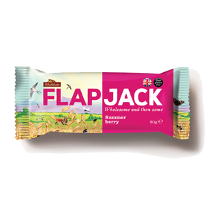 Wholebake Gluten Free FlapJack Summer Berry 80g