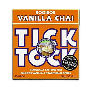 Tick Tock Rooibos Tea Vanilla Chai 40's Tick Tock Rooibos Tea Vanilla Chai 40's
