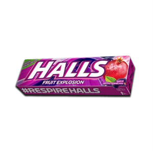 Halls Fruit Explosion Frutos Vermelhos 34g