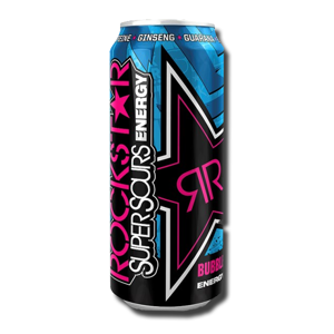 RockStar Energy Drink Supersours Bubbleburst 500ml RockStar Energy Drink Supersours Bubbleburst 500ml