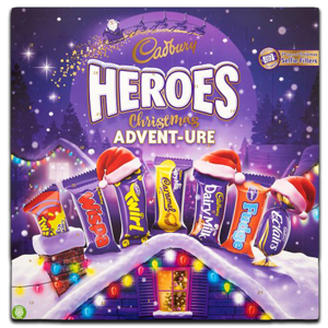 Cadbury Heroes Advent Calendar Giant 230g Cadbury Heroes Advent Calendar Giant 230g