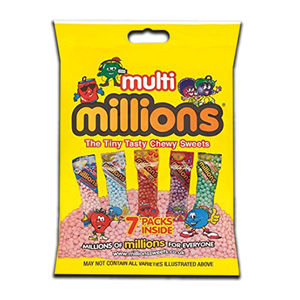 Multi Millions - 7 Packs inside 115g