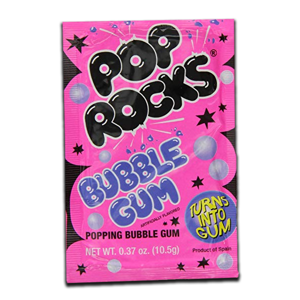 Pop Rocks Bubble Gum 10.5g Pop Rocks Bubble Gum 10.5g
