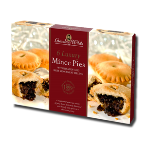 Grandma Wild's 6 Luxury Mince Pies 272g Grandma Wild's 6 Luxury Mince Pies 272g