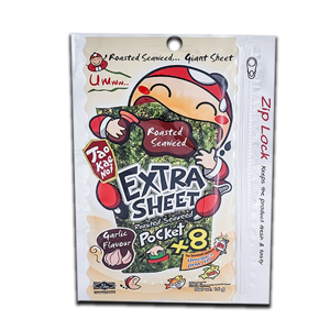 Tao Kae Noi Roasted Seaweed Extra Sweet Garlic Flavour 16g Tao Kae Noi Roasted Seaweed Extra Sweet Garlic Flavour 16g