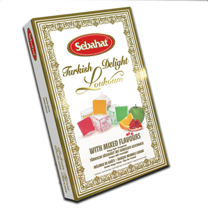 Sebahat Turkish Delight Loukoum Mixed Flavours 200g Sebahat Turkish Delight Loukoum Mixed Flavours 200g