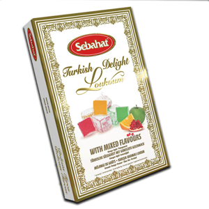 Sebahat Turkish Delight Loukoum Mixed Flavours 200g