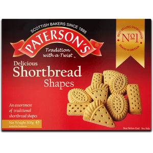 Paterson's Shortbread & Biscuit Assortment 2x500g Paterson's Shortbread & Biscuit Assortment 2x500g