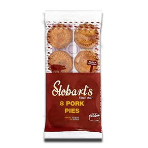 Stobart's 8 Pork Pies 600g