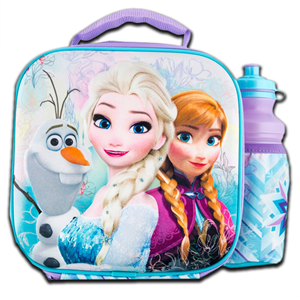 Disney 3D Frozen Lunch Bag and Bottle