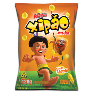 Aritana Salgadinhos Xipão Sabor Bacon 120g Aritana Salgadinhos Xipão Sabor Bacon 120g