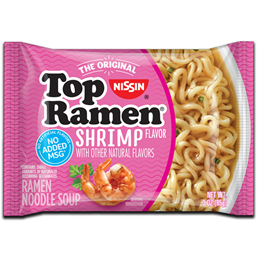 Nissin Top Ramen Shrimp Flavour 100g