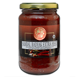 Koningsvogel Sambal Badjak Extra Hot 375g