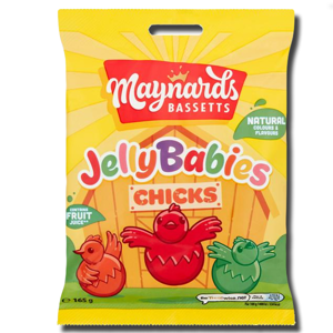 Maynards Bassetts Jelly Babies Chicks 130g Maynards Bassetts Jelly Babies Chicks 130g