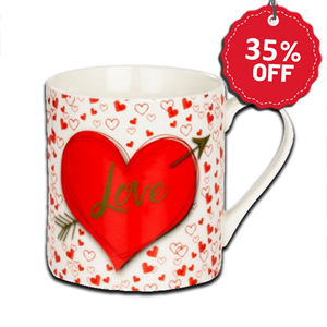 Valentines Day "Love" Mug