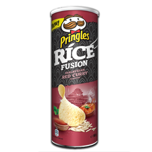 Pringles Rice Fusion Malaysian Red Curry 160g Pringles Rice Fusion Malaysian Red Curry 160g