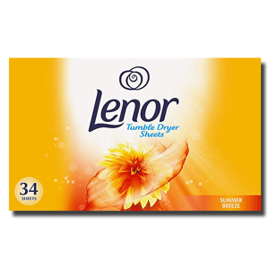Lenor Tumble Summer Breze Dryer Sheets 34 Lenor Tumble Summer Breze Dryer Sheets 34