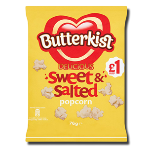 Butterkist Sweet  & Salted Popcorn 76g
