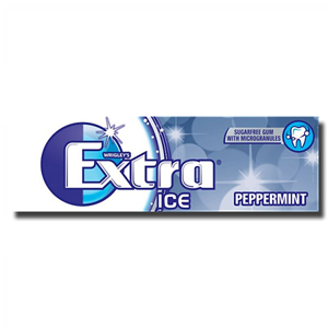 Wrigley's Extra Ice Peppermint Sugar Free 14g