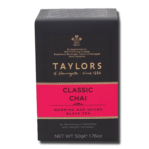 Taylors of Harrogate Yorkshire Chai Tea 20´s 50g Taylors of Harrogate Yorkshire Chai Tea 20´s 50g