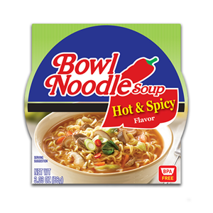 Nongshim Instant Bowl Noodle Soup Hot & Spicy 86g