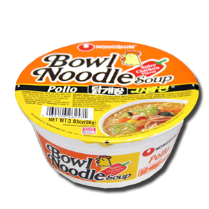 Nongshim Instant Bowl Noodle Soup Spicy Chicken 86g