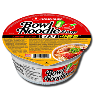 Nongshim Instant Bowl Noodle Soup Kimchi 86g Nongshim Instant Bowl Noodle Soup Kimchi 86g