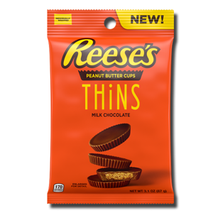 Reese's Peanut Butter Cups Thins Milk chocolate 87g Reese's Peanut Butter Cups Thins Milk chocolate 87g