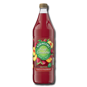 Robinsons Fruit Creations Peach & Raspberry 1L Robinsons Fruit Creations Peach & Raspberry 1L