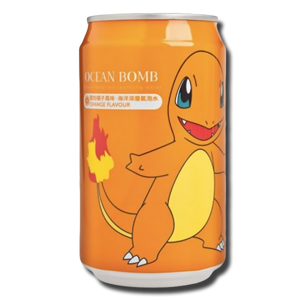 Ocean Bomb Pokemon Charmander Orange Sparkling Water 350ml Ocean Bomb Pokemon Charmander Orange Sparkling Water 350ml